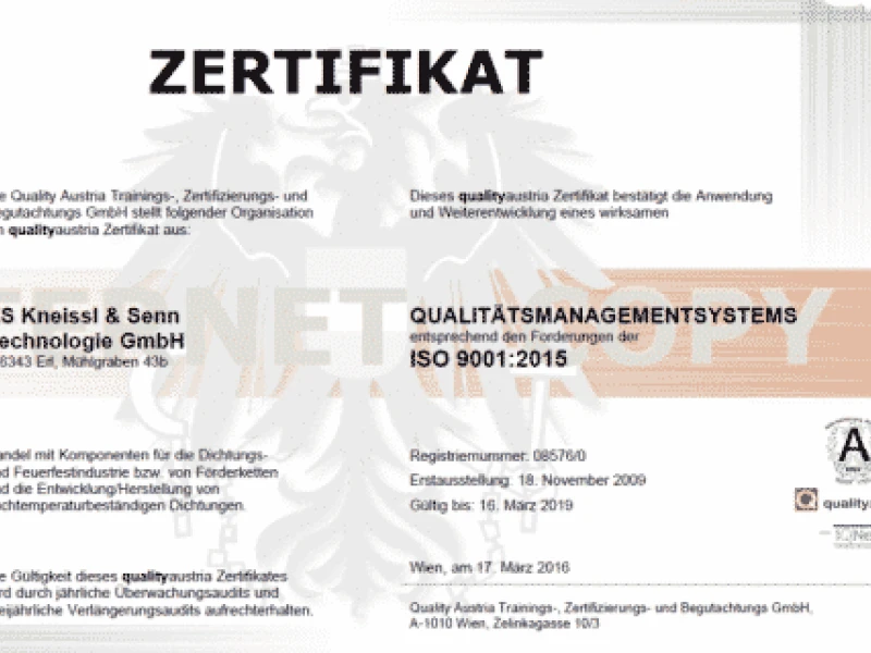 ISO Verl&auml;ngerungsaudit 2017