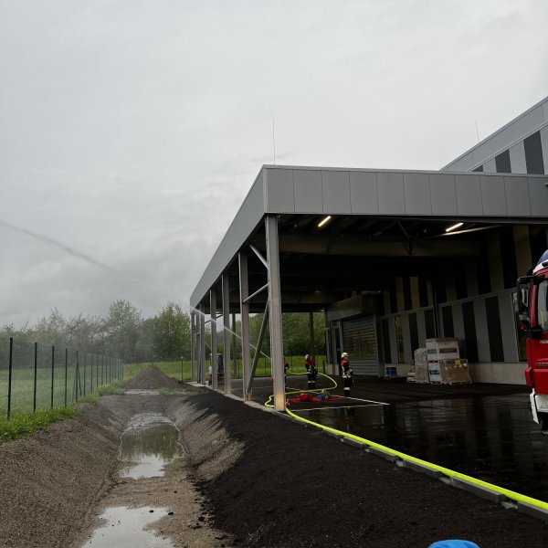 Neubau: Erfolgreiche Feuerwehrübung!