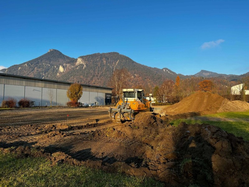 Neubau Phase III - Bodenstabilisierung