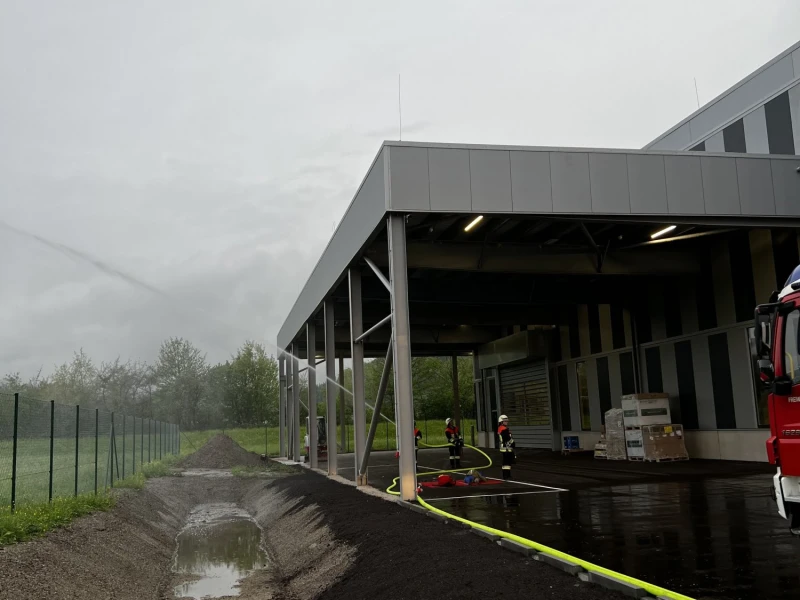 New building: Successful fire drill!