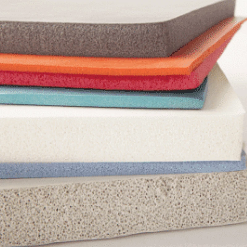 Silicone foam sheet goods