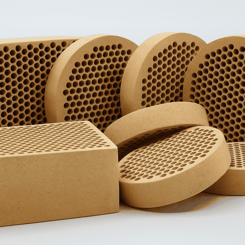 Ceramic round hole filter