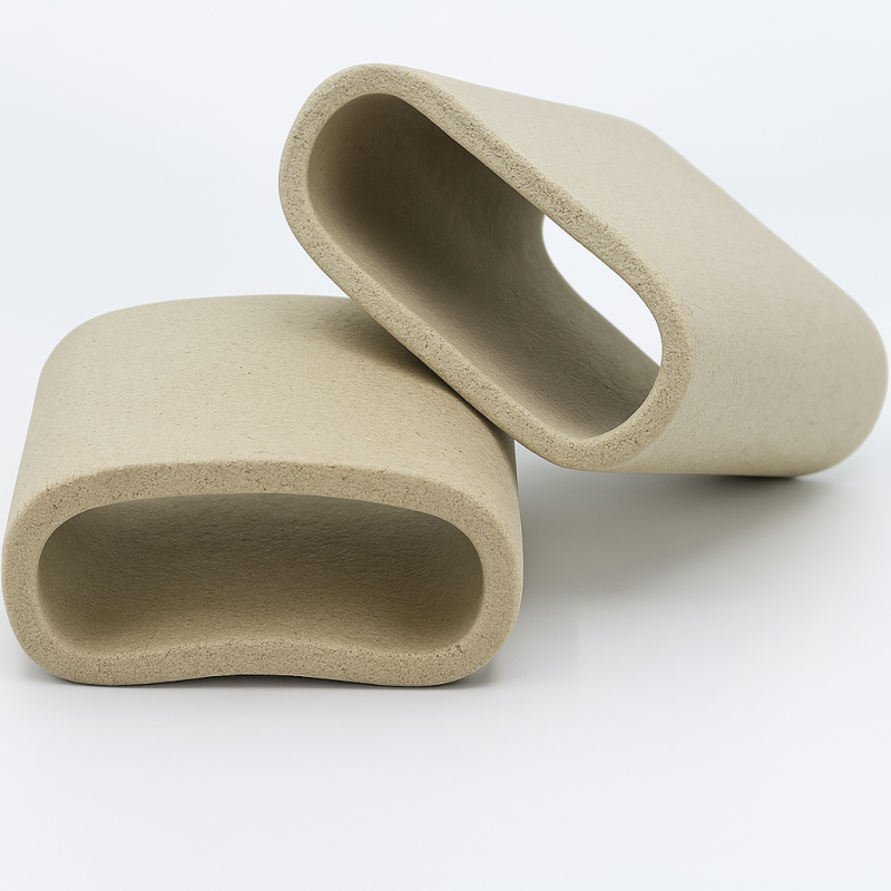 Oval insulating feeders