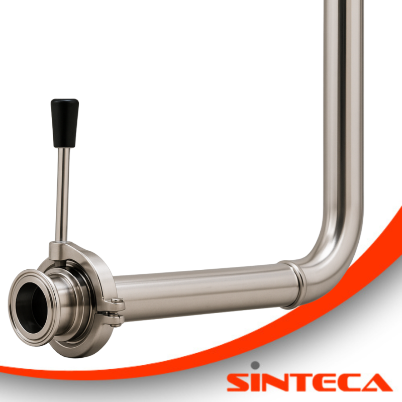 Dekantierventil Milch Nutmutter/Milch AG B 90° abn.