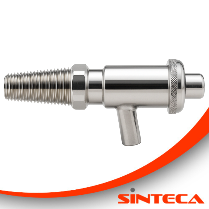 Kosthahn mit Drücker für Holzfass