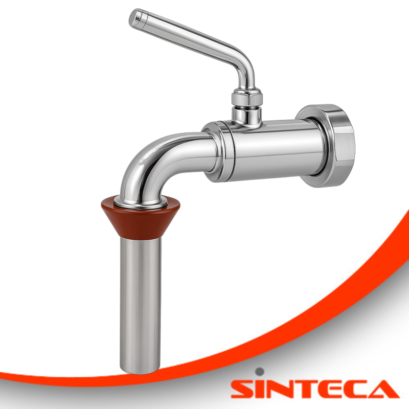 Kosthahn mit Füllstutzen, Milchgewinde IG