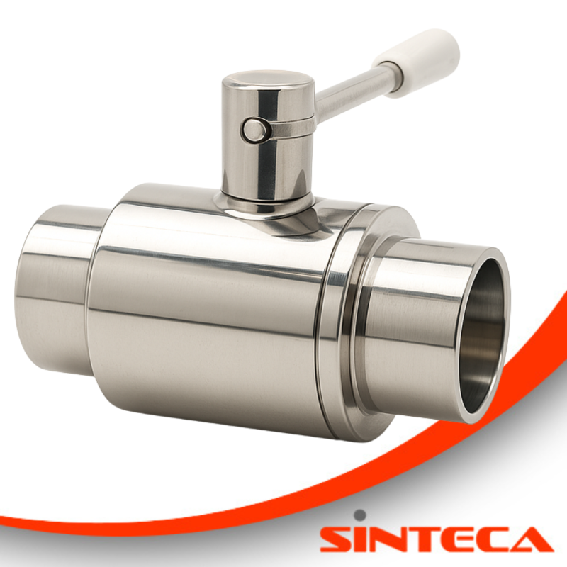 Kugelhahn, Milch Schweissan./Milch Schweissan.