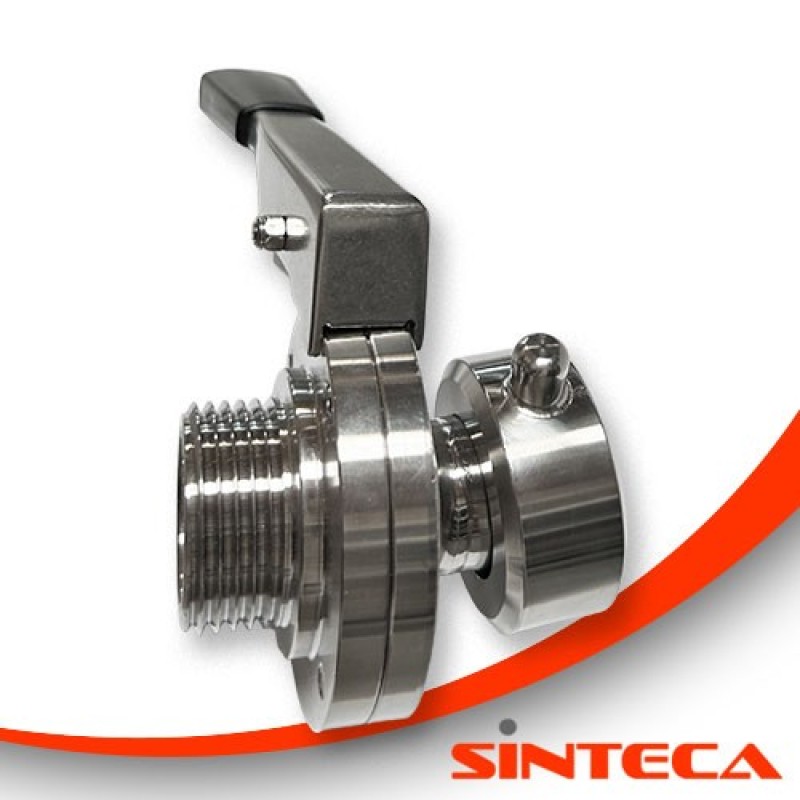 Scheibenventil Wein-S IG/Wein-S AG mit Edelstahl-Handhebel