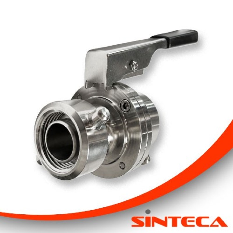 Scheibenventil Wein-S IG /Wein-S IG mit Edelstahl-Handhebel