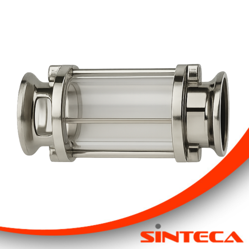 Schauglas mit Garollaanschluss