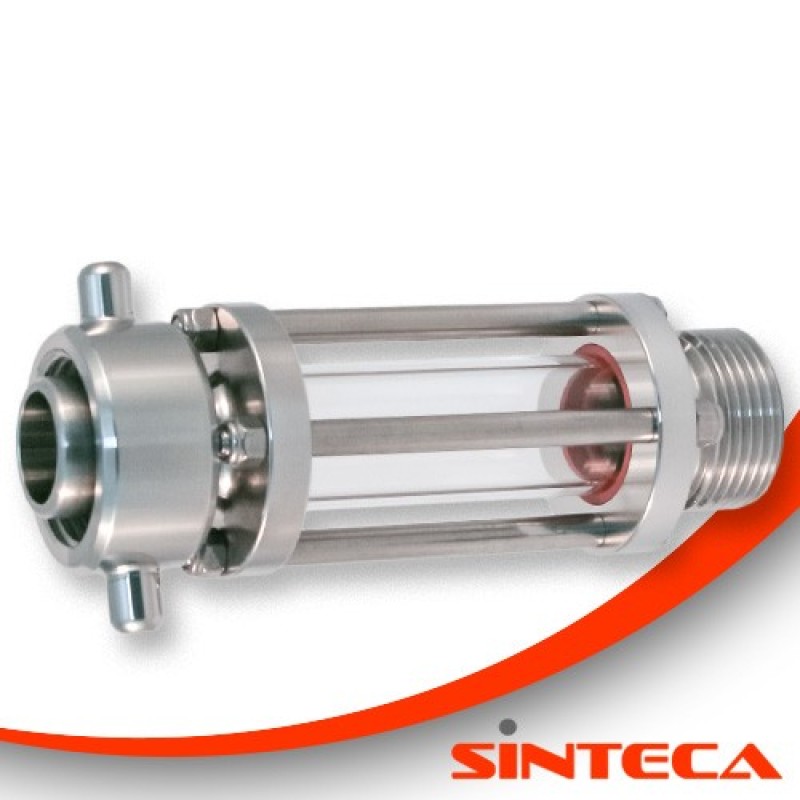 Schauglas mit Wein S Gewindeanschluss, IG/AG