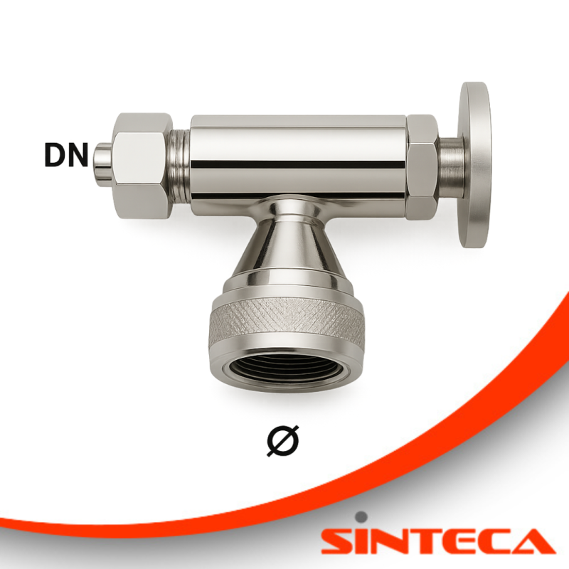 Niveauhahn oben, Schweissstutzen