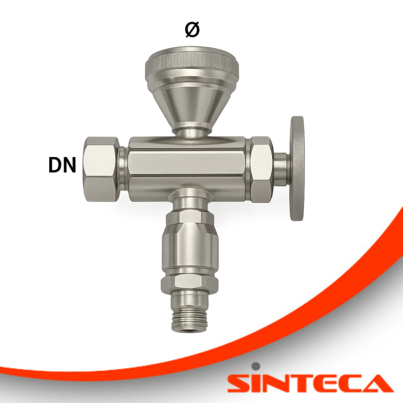 Niveauhahn unten, Schweissstutzen