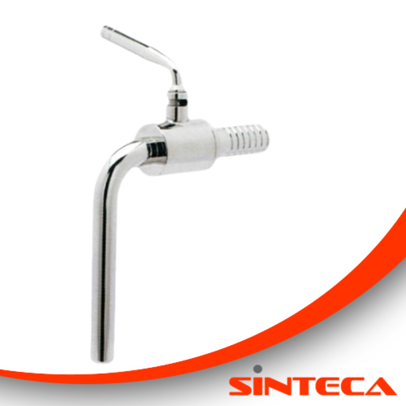 Kosthahn mit Füllstutzen, Schlauchanschluss