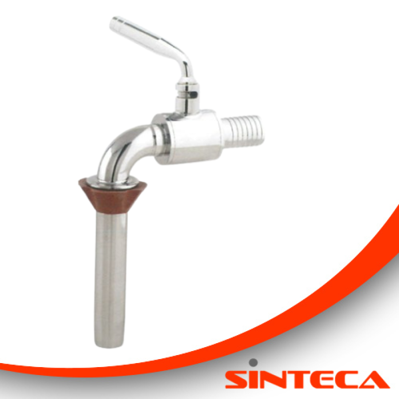 Kosthahn mit Füllstutzen, Schlauchanschluss