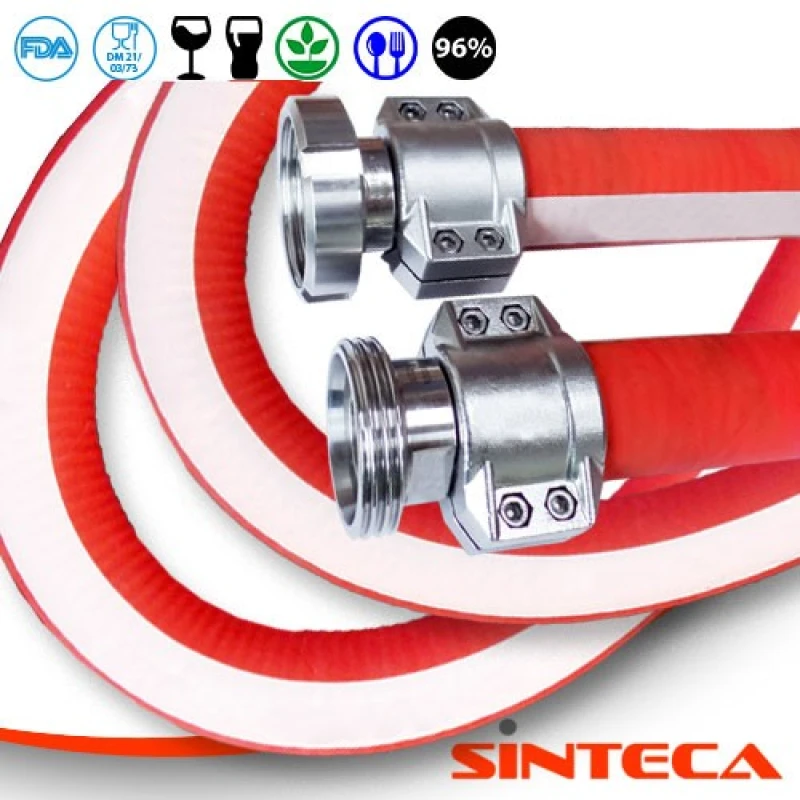 Vorgefertigter Getr&auml;nkeschlauch S-WB STAR mit Milch (DIN) Anschlussverschraubungen