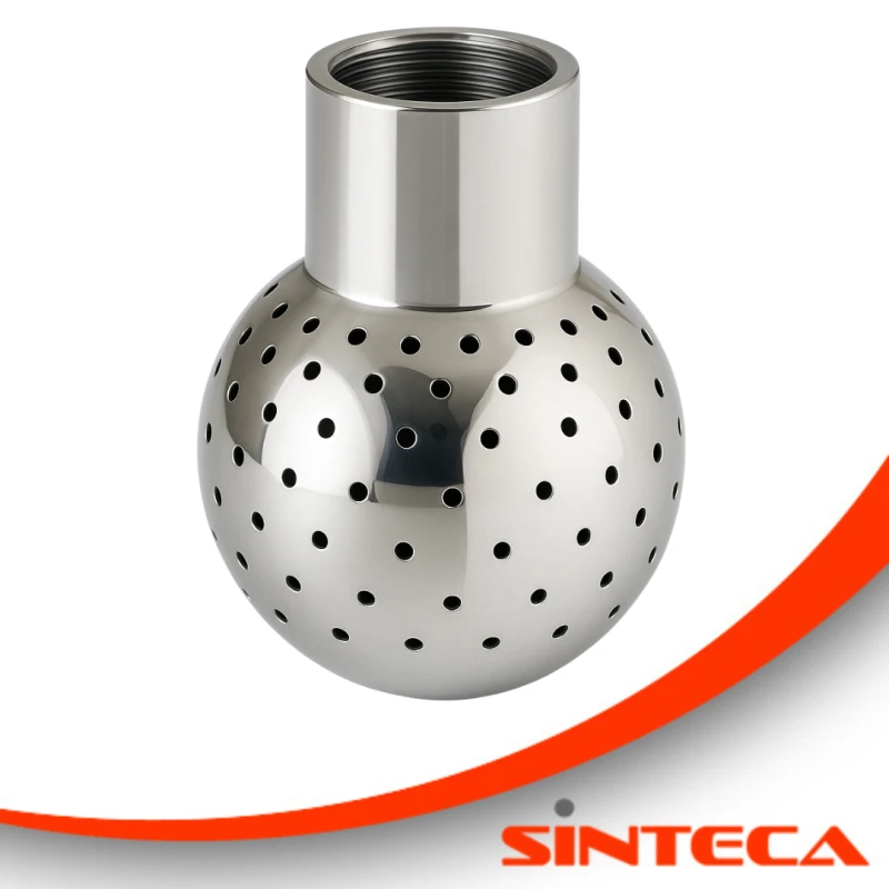 Spr&uuml;hkopf 180&deg; oben gelocht, Gasgewinde IG