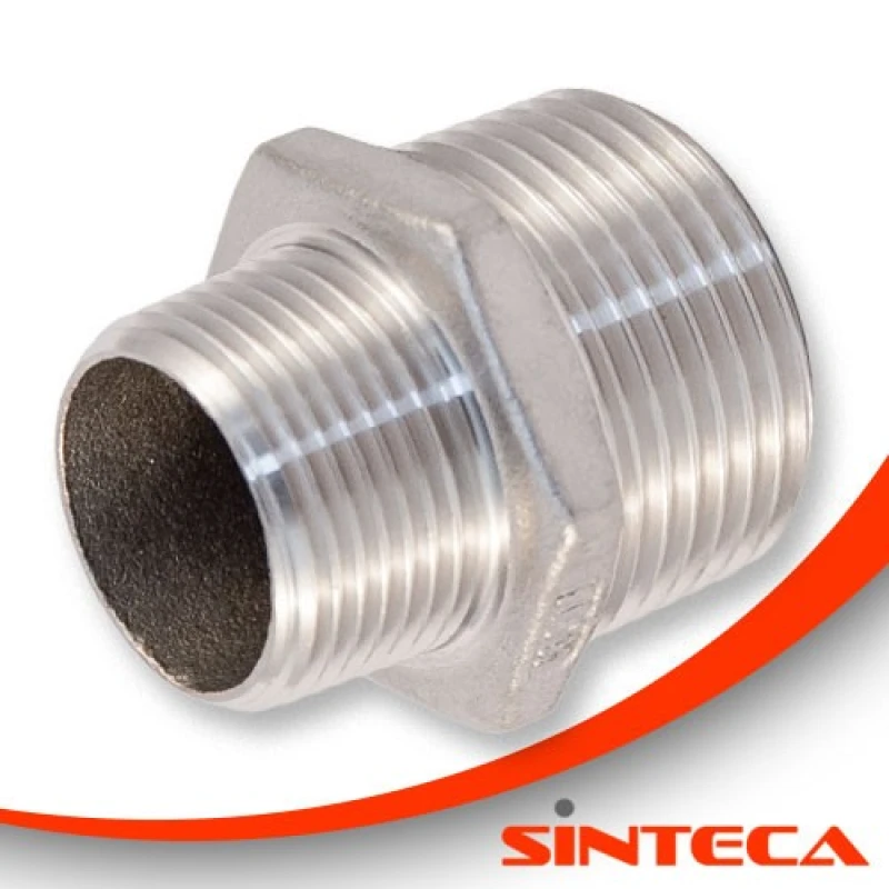 Reduziernippel Gas AG/AG mit Sechskant