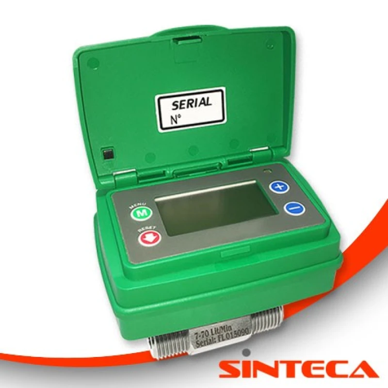 Elektr. Durchflussmesser INOX f&uuml;r Wein / Bier / Milch / Fruchts&auml;fte / Essig